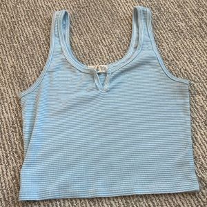 sky and sparrow cropped tank